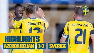 Highlights | Azerbajdzjan – Sverige 1-3 | Premiärvinst i Nations League