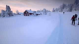 Cross Country Skiing in Sjusjoen, Norway