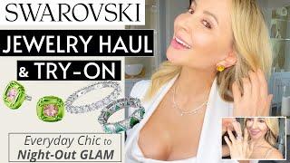 SWAROVSKI Jewelry Haul & Try-On | Affordable Everyday to GLAM Jewelry