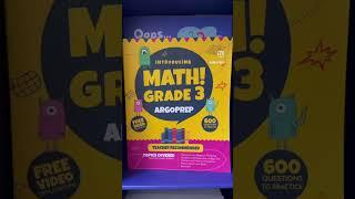 Kindergarten to 8th grade math workbooks! #argoprep #parents #teachers #shorts
