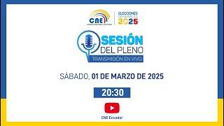 CNE-2025 - SESIÓN ORDINARIA 013