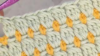  Granny Cluster Crochet Stitch  Very Pretty and Easy, Great for a Quick Baby Blanket 