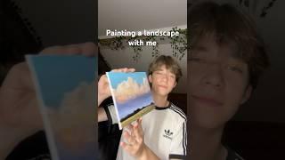 Painting a landscape with me! #oilpainting #art