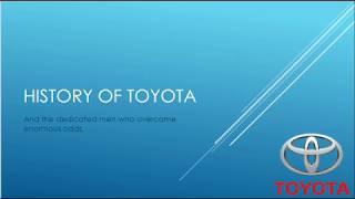 Brief History of Toyota | Green's Toyota of Lexington