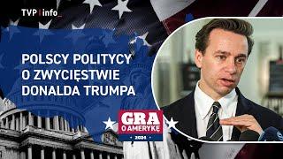 Reakcje polskich polityków na zwycięstwo Donalda Trumpa | WYBORY W USA