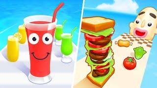 Sandwich Runner | Juice Run - All Level Gameplay Android,iOS - NEW APK MEGA UPDATE