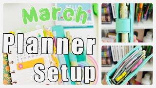 MARCH PLANNER SETUP | POCKET PLANNER ON THE GO | DAILY PLANNER