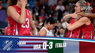 Highlights Voleibol: USA vs Italia 0-3 en la Final | Juegos Olímpicos París 2024