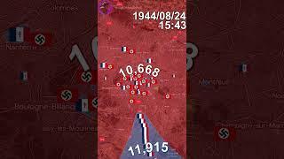 Liberation of Paris in 1 minute using Google Earth