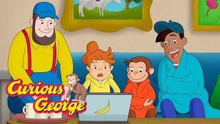 George and the Shooting Stars  Curious George  Kids Cartoon  Kids Movies