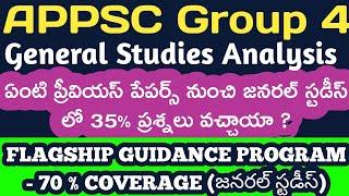 APPSC Group 4 General Studies Paper Analysis-Importance of Previous Questions?#appsc #group1 #group2