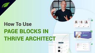 How To Use Page Blocks in Thrive Architect