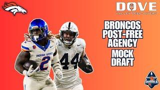 Broncos Post-Free Agency Mock Draft | How Has the Board Changed? | Dove Valley Deep-Divers