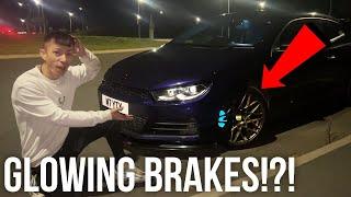 REFLECTIVE BRAKE CALIPER WRAP?!? **GLOWING!