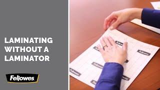 How to Use Fellowes Self Laminating Sheets