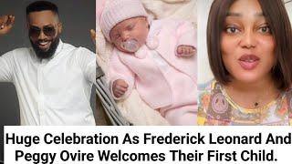 Frederick Leonard And His Wife Peggy Ovire Welcomes Their First Child. Congratulations 