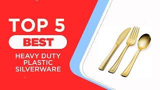 The 5 Best Heavy Duty Plastic Silverware to Buy in 2025 |Reviews| Best Heavy Weight Plastic Cutlery