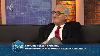 HANGİ BOYUTTAKİ MİYOMLAR AMELİYAT EDİLMELİ?  PROF. DR. TEKSEN ÇANLIBEL