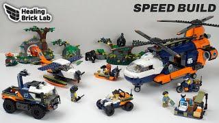 All LEGO City 2024 Jungle Explorer sets Compilation Speed build