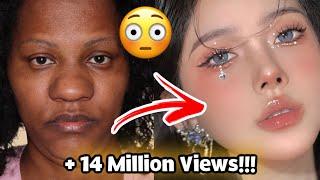 Korean Makeup Transformation Asian Got 12 MILLION Views Without Plastic Surgery!! #makeup