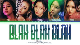 ITZY Blah Blah Blah Lyrics (Color Coded Lyrics)