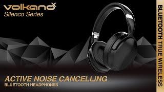 Active Noise Cancelling Bluetooth Headphones | Silenco Series | VolkanoX