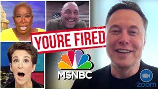 Elon Musk FIRES MSNBC on Twitter meeting DUB