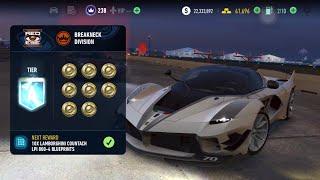 PR989 Ferrari fxx-k evo | breakneck division | UGR-red eye | NFSNL | Tier A to S