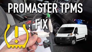 RAM Promaster TPMS Troubleshooting - FIXED DTC C101488 C101288