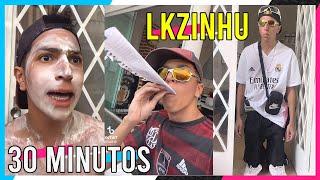 30 Minutos dos MELHORES VÍDEOS De LKZINHU! TENTE NÃO RIR #2