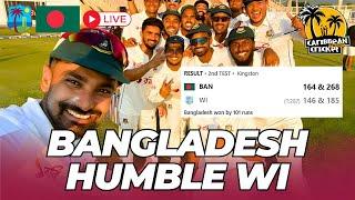 Bangladesh humble West Indies - CCP immediate reaction