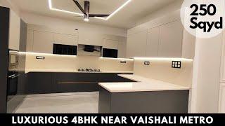 4bhk independent floor in vaishali ghaziabad||वैशाली मेट्रो स्टेशन से मात्र 500 मीटर की दूरी पर।