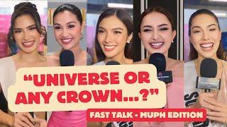 UNIVERSE OR ANY CROWN?  Miss Universe Philippines 2025 Rapid-fire Questions