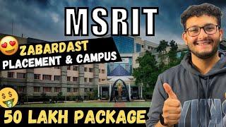 MSRIT Bangalore Review 2024| A to Z Details| Cutoff | Placement | Campus | Hostel | Fees