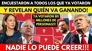 ENCUESTARON A TODOS LOS QUE YA VOTARON Y REVELAN QUIÉN VA GANANDO! NADIE LO PUEDE CREER!!!