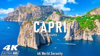 Capri 4K  Crystal Blue Waters, Rugged Cliffs, and Timeless Elegance on Italy’s Iconic Island