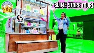 MY SLIME STORE TOUR! NICHOLE JACKLYNE'S SLIME STORE TOUR  first look!