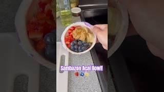 Usually I’m not a breakfast person, but these açaí bowls quickly change that! #Sambazon #AcaiBowls