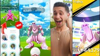 WHAT HAPPENED TO HERACROSS?! + CATCHING FIRST EVER SHINY PALKIA!