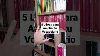 5 Libros para ampliar tu vocabulario #shorts