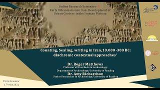 Counting, Sealing, writing in Iran, 10,000-300 BC: diachronic contextual approaches