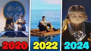 Evolution of Meowdas in Fortnite Trailers, Shorts & Cutscenes