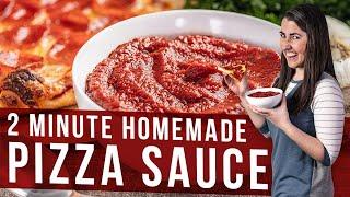 2 Minute Homemade Pizza Sauce