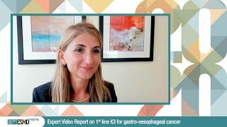 ESMO 2020 Expert Video Report on 1st line ICI for gastro oesophageal cancer