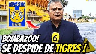 ROMPIÓ EL CONTRATO  LA NOTICIA QUE NADIE QUERÍA ESCUCHAR! NOTÍCIAS TIGRES UANL HOY.