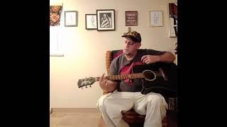 Dewger plays USA veterans song "stop the blood " acoustic melody