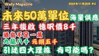 未來新盤大增50萬，海量供應！啟德呎價三年後跌至8千，其他區呢？四大理據解讀香港樓市，未來走勢與供應挑戰