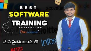 Best Software Training Institute in Hyderabad | Teks Academy Review In Telugu  @teksacademy