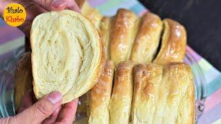 Soft and Fluffy Condensed Milk Bread Recipe | How to make Milk Bread at home