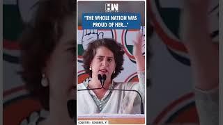 #Shorts | "The whole nation was proud of Vinesh Phogat" | Priyanka Gandhi | Haryana Elections 2024